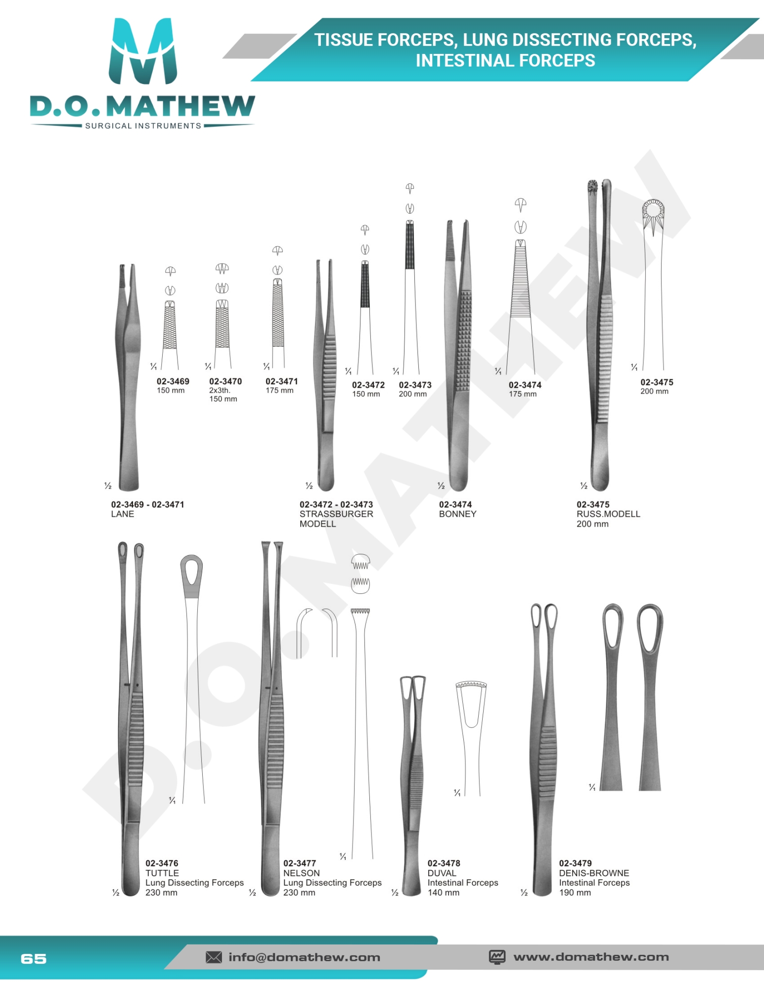  Forceps, clamps